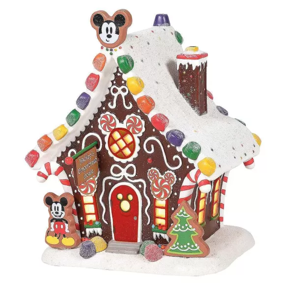 Department 56 Mickey's Gingerbread House< Disney Village