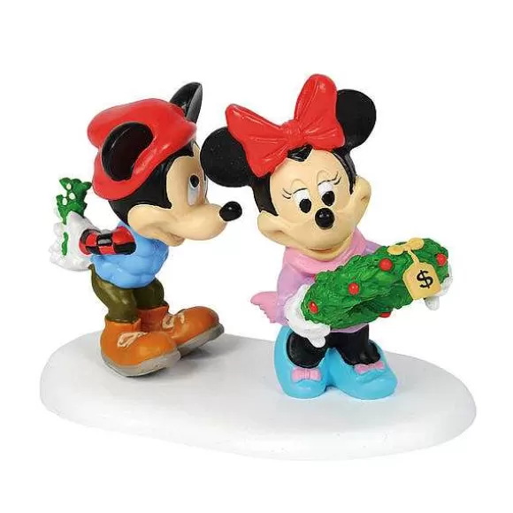 Department 56 Mickey's Mistletoe Surprise< Disney Village