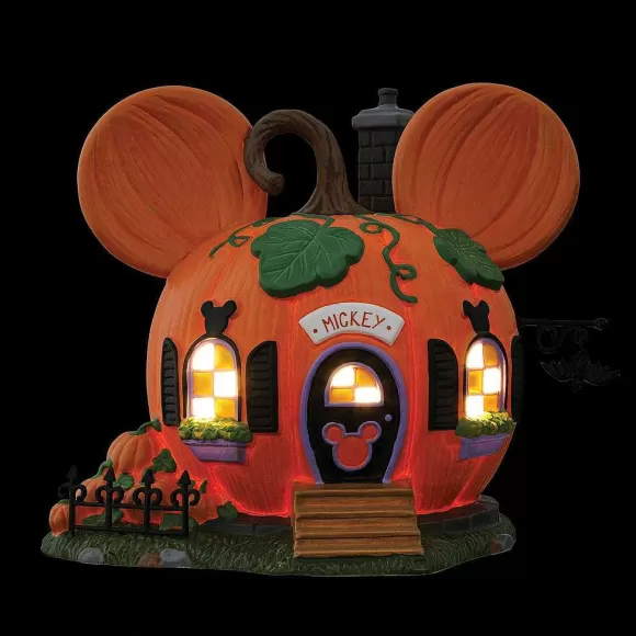 Department 56 Mickey's Pumpkintown House< Disney Village