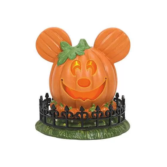 Department 56 Mickey's Town Center Pumpkin< Disney Village