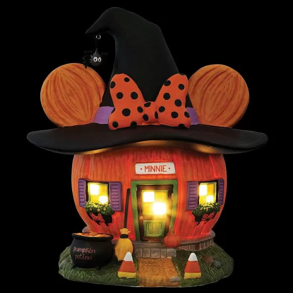 Department 56 Minnie's Pumpkintown House< Disney Village