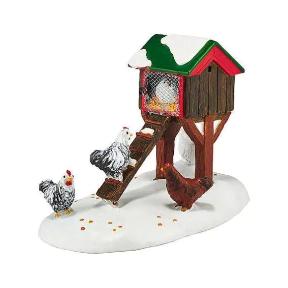 Department 56 Mistletoe Farm Chicken House< Village Accessories