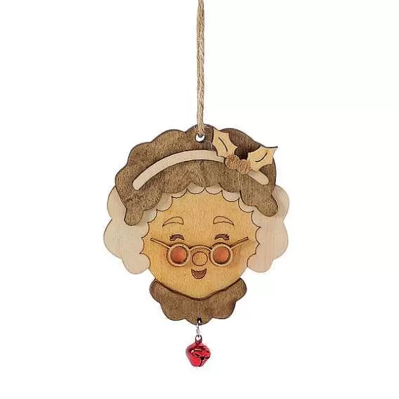 Department 56 Mrs. Claus Face Orn< Flourish