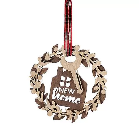 Department 56 New Home Wreath Orn< Flourish