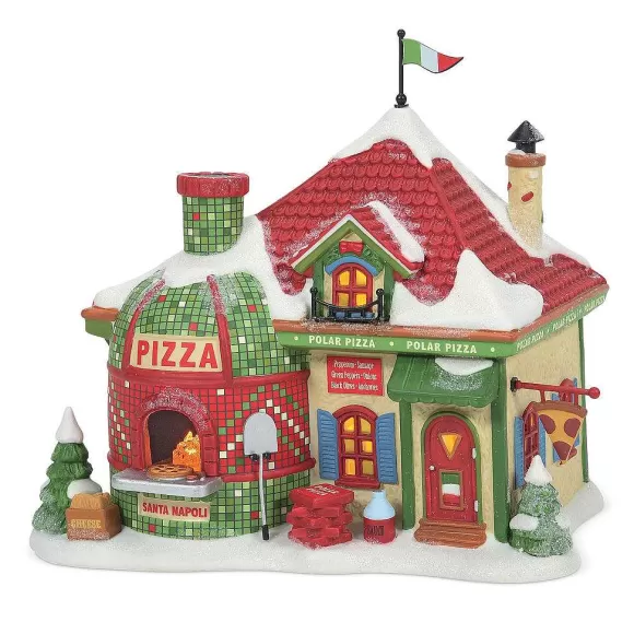 Department 56 North Pole Polar Pizza< North Pole Series