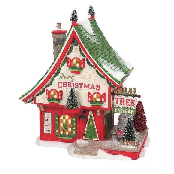 Department 56 North Pole Sisal Tree Factory< North Pole Series