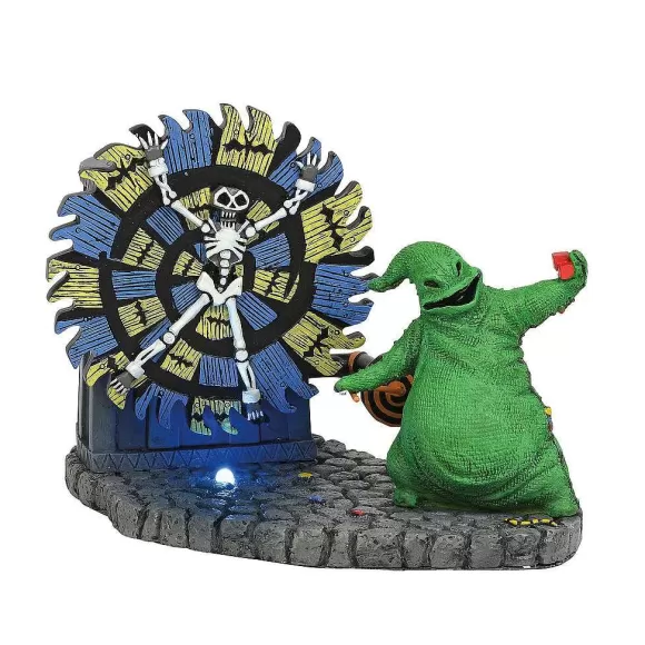 Department 56 Oogie Boogie Gives A Spin< Nightmare Before Christmas Village