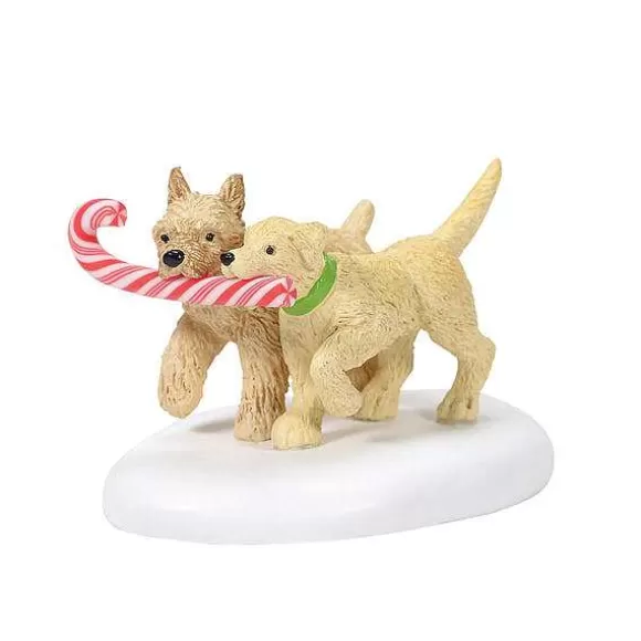 Department 56 Peppermint Pups< Village Accessories