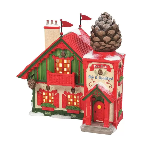 Department 56 Pine Cone Bed & Breakfast< North Pole Series