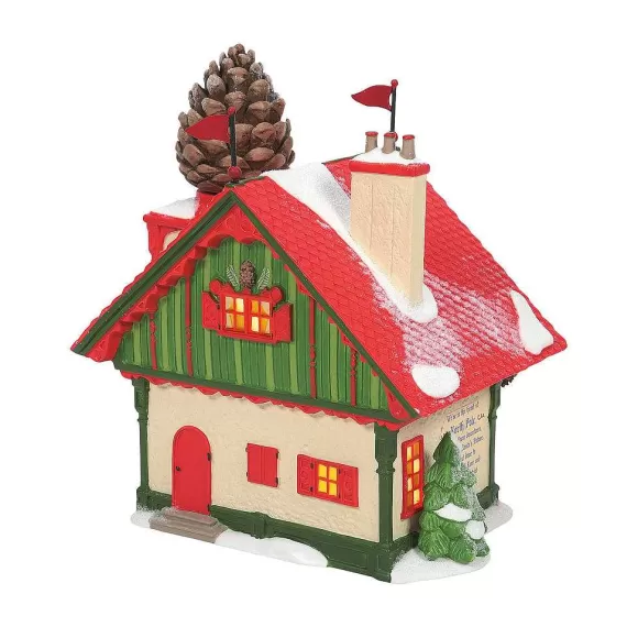 Department 56 Pine Cone Bed & Breakfast< North Pole Series