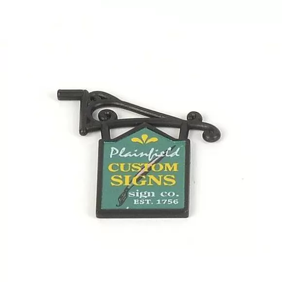 Department 56 Plainfield Custom Signs Sign< Replacement Parts