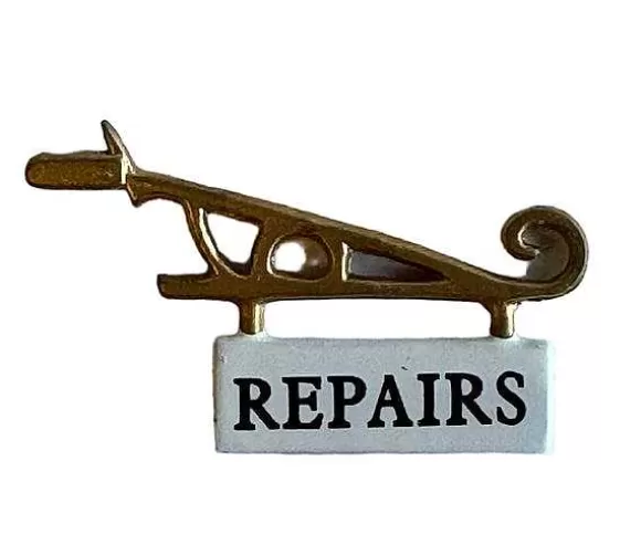 Department 56 Pointy Toed Showmaker Repairs Sign< Replacement Parts