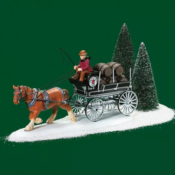 Department 56 Red Lion Pub Beer Wagon< Dickens Village