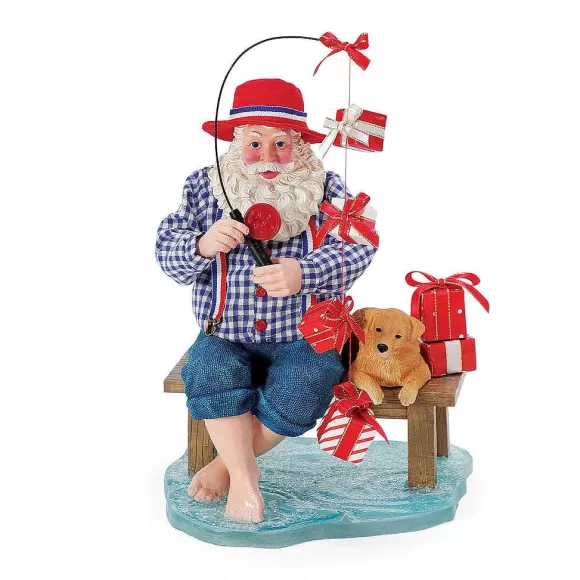 Department 56 Reel Nice< New Santas