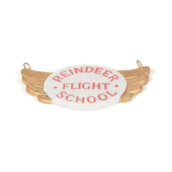 Department 56 Reindeer Flight School Ceramic Sign< Replacement Parts