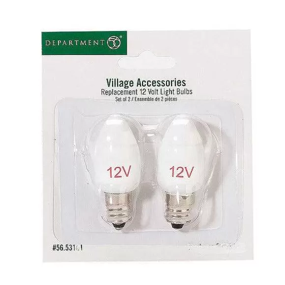 Department 56 Replacement 12 V Light Bulb-Set Of 2< Replacement Parts