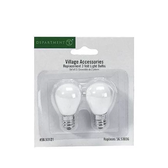 Department 56 Replacement 3.5V Light Bulb-Set Of 2< Replacement Parts