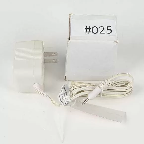 Department 56 Replacement Adapter 3V Ac 600Ma White Male Jack< Replacement Parts