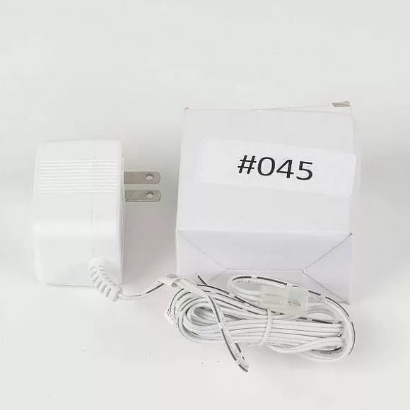 Department 56 Replacement Adapter 3V Dc 500Ma White Male Aux Clip< Replacement Parts