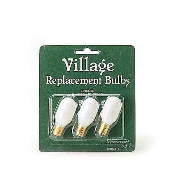 Department 56 Replacement Light Bulb 120V - Set Of 3< Replacement Parts