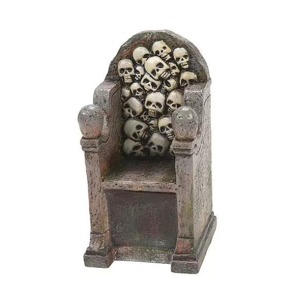 Department 56 Scary Skeletons Throne< Village Halloween Accessories