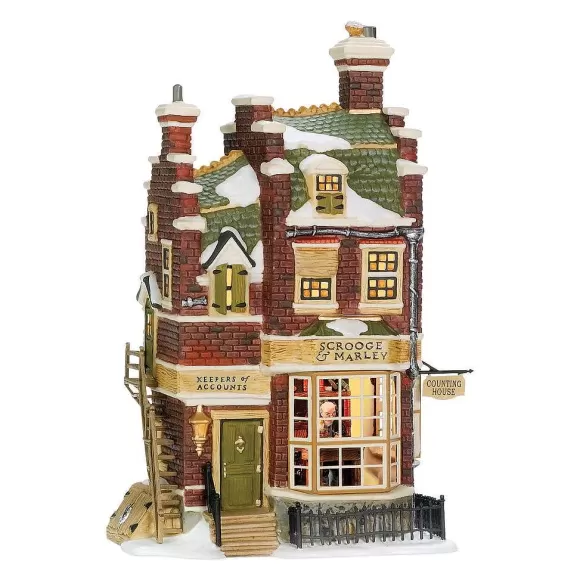 Department 56 Scrooge & Marley's Counting Hs< Dickens A Christmas Carol