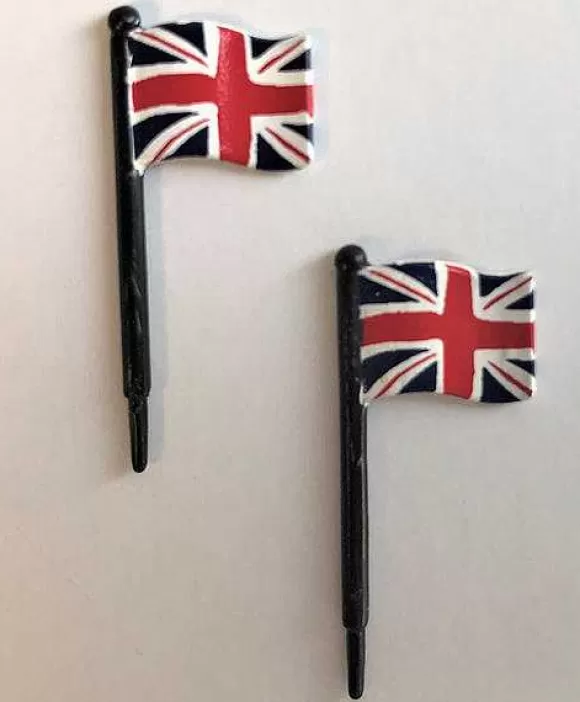 Department 56 Set Of 2 Mini British Flags< Replacement Parts