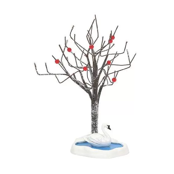 Department 56 Seven Swans A Swimming Tree< Village Accessories