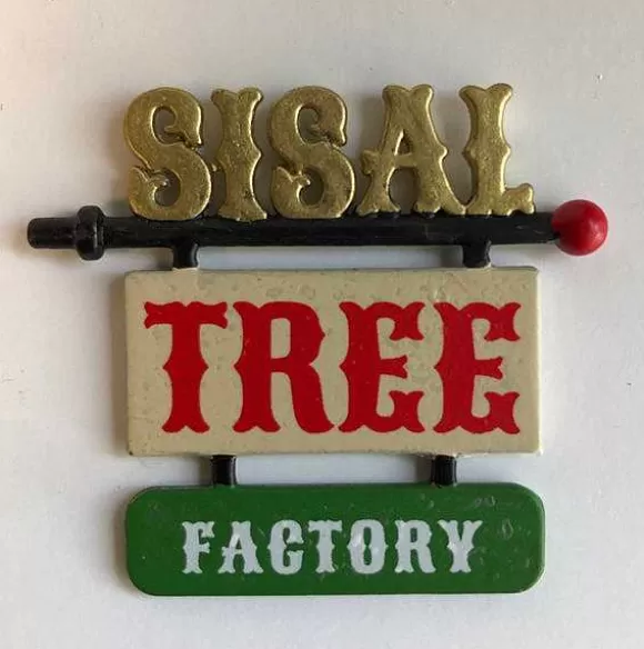 Department 56 Sisal Tree Factory Sign< Replacement Parts