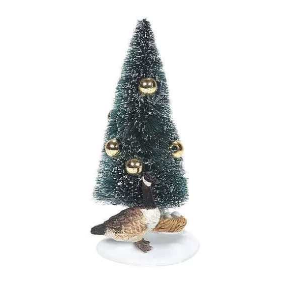 Department 56 Six Geese A Laying Tree< Village Accessories