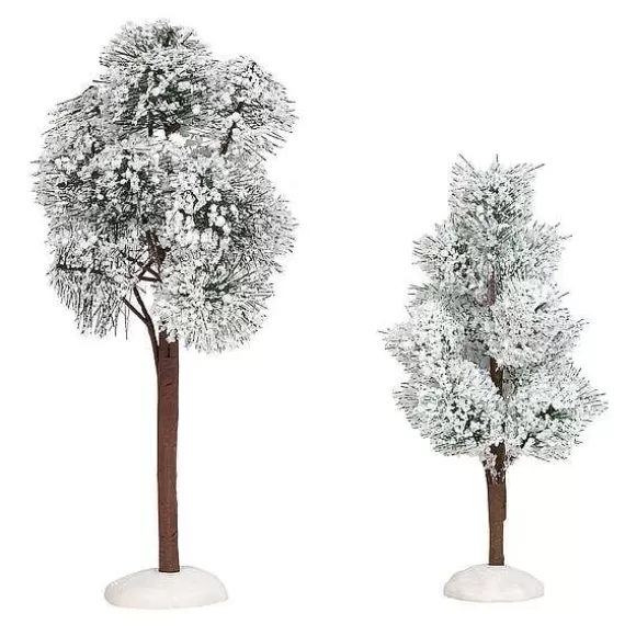 Department 56 Snowy Jack Pine Trees< Village Accessories