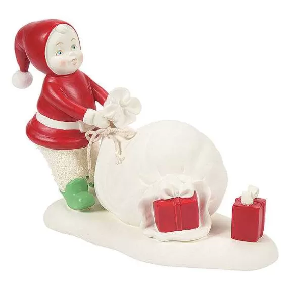 Department 56 Spilling Santa's Presents< Snowbabies Christmas Memories