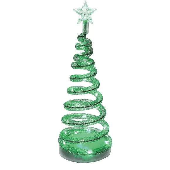 Department 56 Spiralight Led Tree Green< Village Accessories