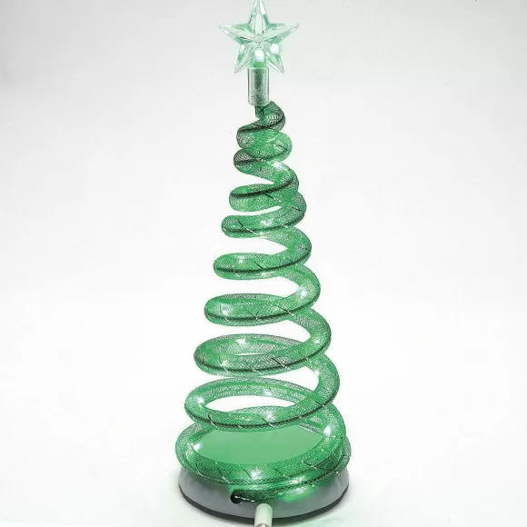 Department 56 Spiralight Led Tree Green< Village Accessories