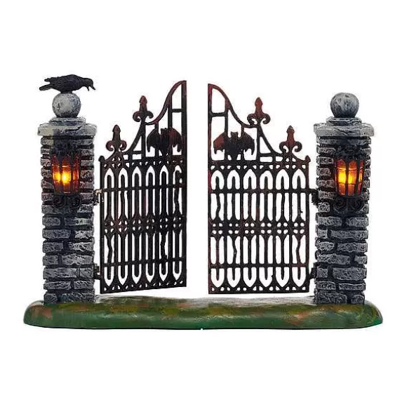 Department 56 Spooky Wrought Iron Gate< Village Halloween Accessories