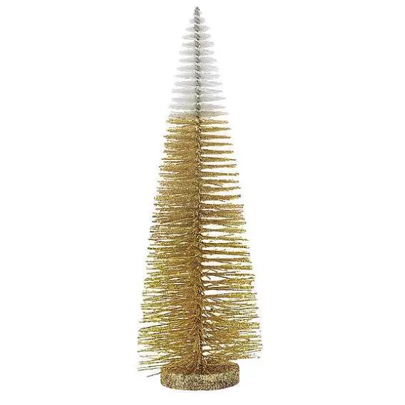 Department 56 Tall Gold Variegated Tree< Christmas Basics