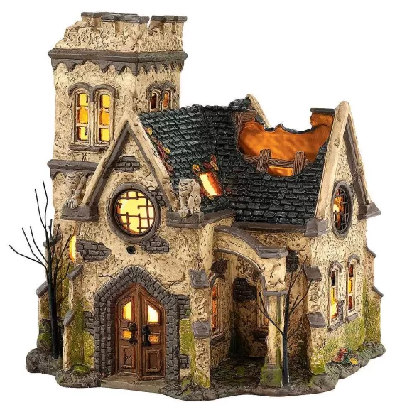 Department 56 The Haunted Church< Snow Village Halloween