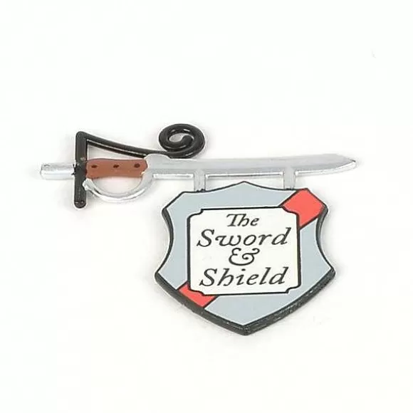 Department 56 The Sword & Shield Hanging Sign< Replacement Parts