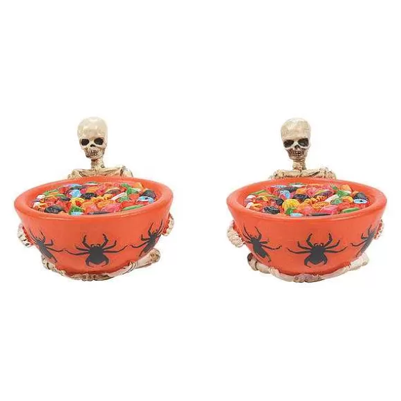 Department 56 Trick Or Dare Treat Bowls St/2< Village Halloween Accessories