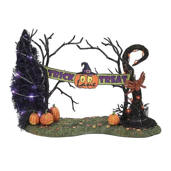 Department 56 Trick Or Treat Lane Entrance< Village Halloween Accessories