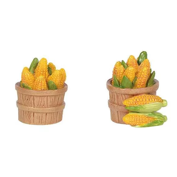 Department 56 Village Baskets Of Corn< Village Accessories