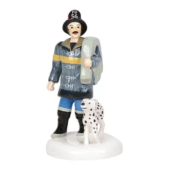 Department 56 Village Fire Team< Village Accessories