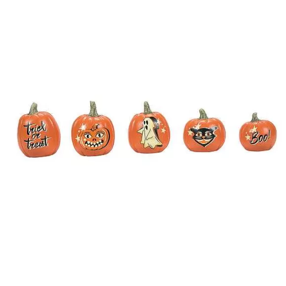 Department 56 Vintage Pumpkins St/5< Village Halloween Accessories