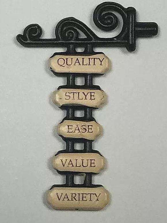 Department 56 Weasley's Store Sign< Replacement Parts