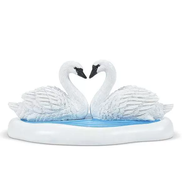 Department 56 White Christmas Swans< Village Accessories