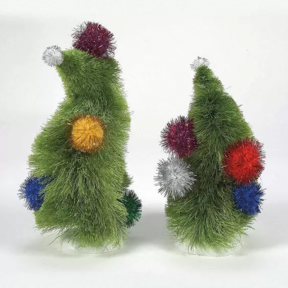 Department 56 Wonky Trees, Set Of 2< Grinch Villages