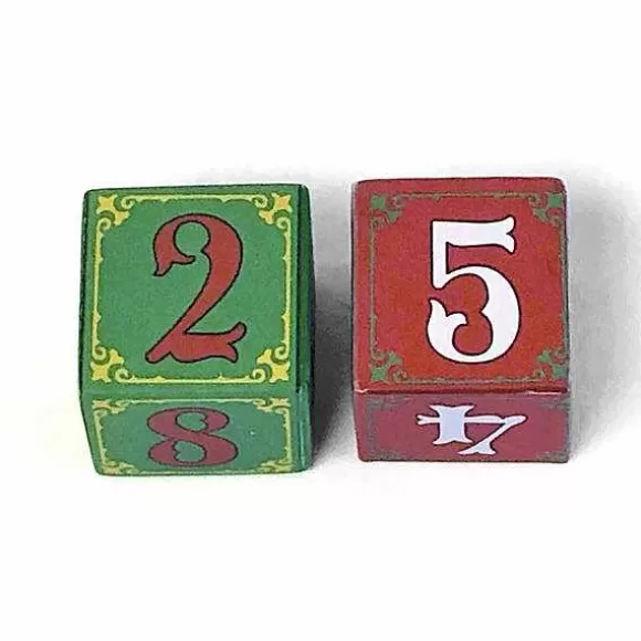 Department 56 Wooden Number Blocks (Set Of 2)< Replacement Parts