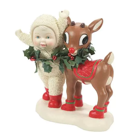 Department 56 Wrapped Up With Rudolph< Snowbabies Guest