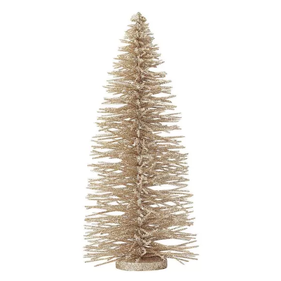 Department 56 Xmbar Gold Glitter Tree< Christmas Basics