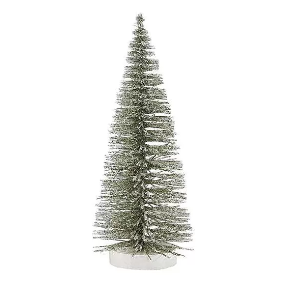 Department 56 Xmbar Green Glitter Tree< Christmas Basics